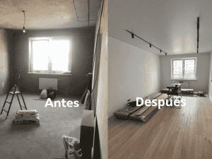 Reforma de un piso nuevo de 60 m² en Barcelona, opción económica por aproximadamente 60.000 €